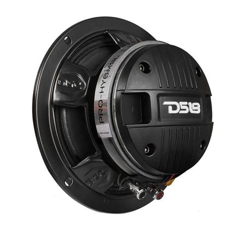 DS18 PRO-HY6MSL 6.5-inch 150W RMS 8 Ohm Mid-Range Loudspeaker for Car Audio with Shallow Grill