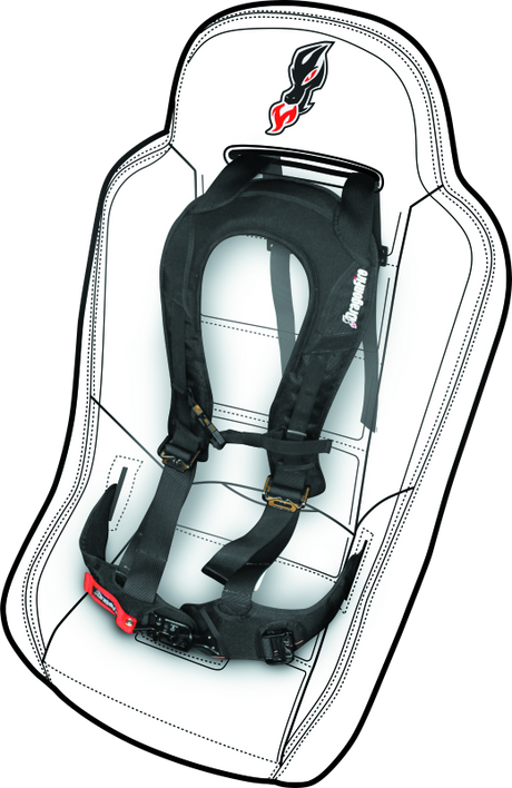 DragonFire Racing Evo Harness by DragonFire Racing Part 520761 – Comfortable Powersports Seat Belt