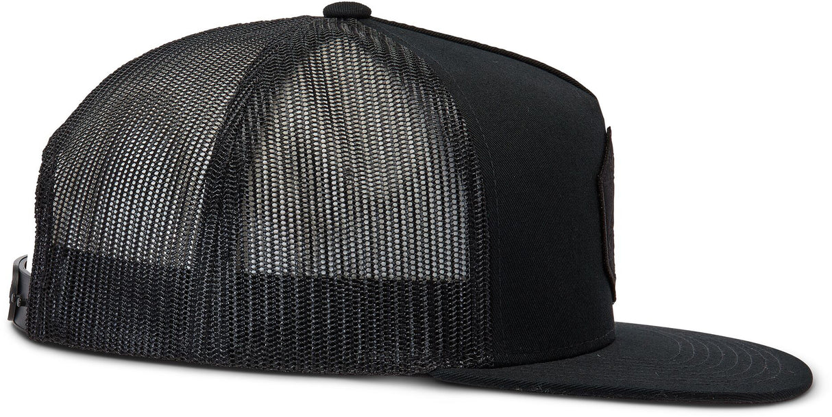 Alpinestars Bolt Trucker Hat Black/Black - Adjustable Mesh Cap with Embroidered Logo for Motorcycle and Off-Road Enthusiasts