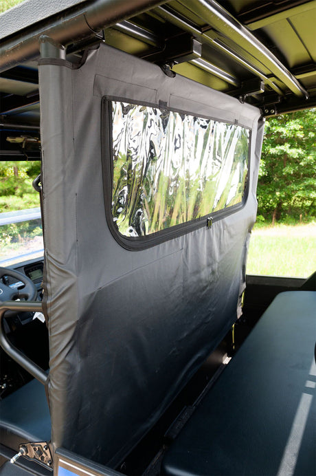 Seizmik Rear Dust and Window Cover for Kawasaki Mule Pro-FXR and Diesel Models