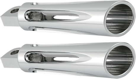 ARLEN NESS Foot Pegs - Deep Cut - Chrome 06-470