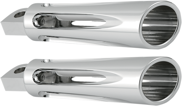 ARLEN NESS Foot Pegs - Deep Cut - Chrome 06-470