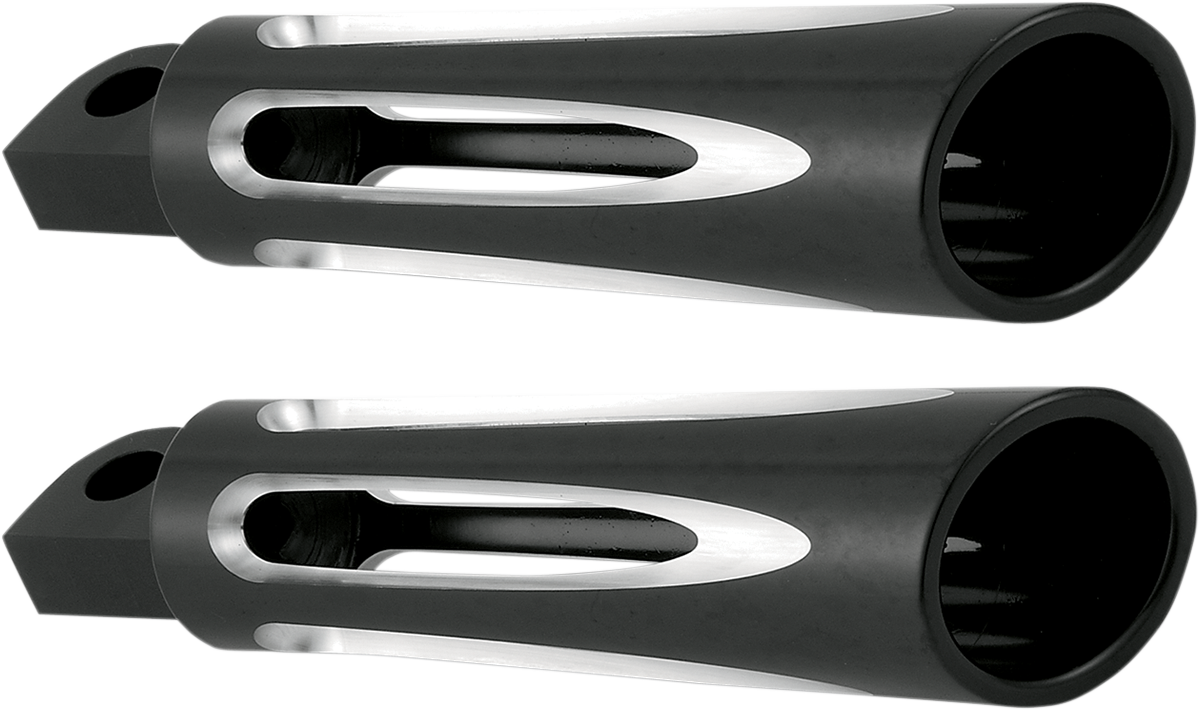 ARLEN NESS Foot Pegs - Deep Cut - Black 06-472