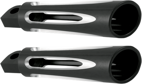 ARLEN NESS Foot Pegs - Deep Cut - Black 06-472