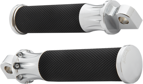 ARLEN NESS Foot Pegs - Deep Cut - Chrome 07-908