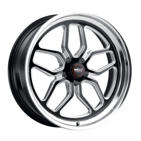 Weld S107 22x10.5 Laguna Gloss Black Wheel with 5x127 Bolt Pattern and ET13 Offset