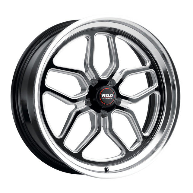 Weld S107 22x10.5 Laguna Gloss Black Wheel with 5x127 Bolt Pattern and ET13 Offset