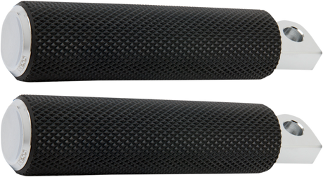 ARLEN NESS Foot Pegs - Knurled - Chrome 07-924