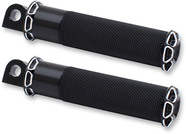 ARLEN NESS Foot Pegs - Beveled - Black 07-929