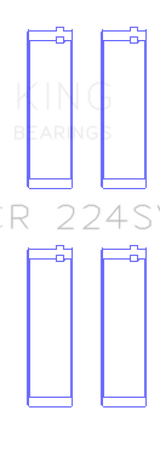 King Engine Bearings BMW S65B40A/S85B50A Connecting Rod Bearing Set - Size +0.25mm (COMES IN PAIRS)