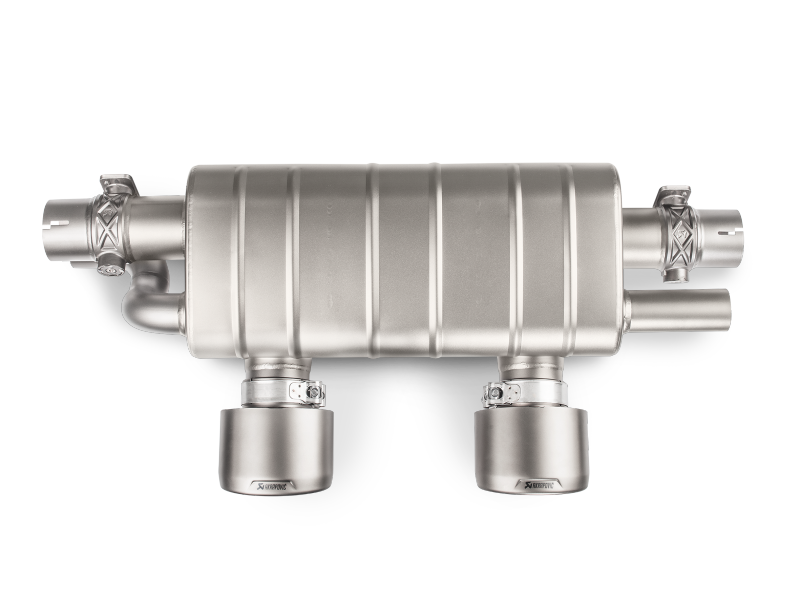 Akrapovic Slip-On Line Titanium Exhaust System for 2016-2017 Porsche 911 Carrera S/4/4S/GTS (991.2) with Titanium Tips