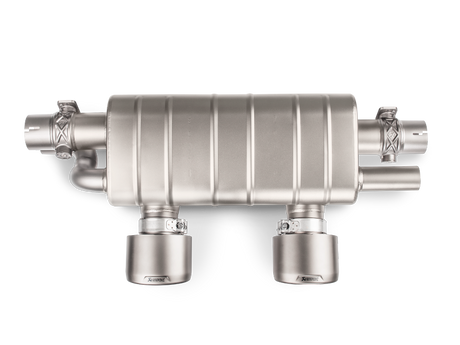 Akrapovic Slip-On Line Titanium Exhaust System for 2016-2017 Porsche 911 Carrera S/4/4S/GTS (991.2) with Titanium Tips