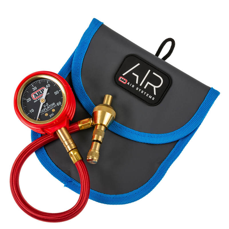 ARB E-Z Deflator Kit with PSI Gauge - Fast, Accurate Tire Pressure Adjustment