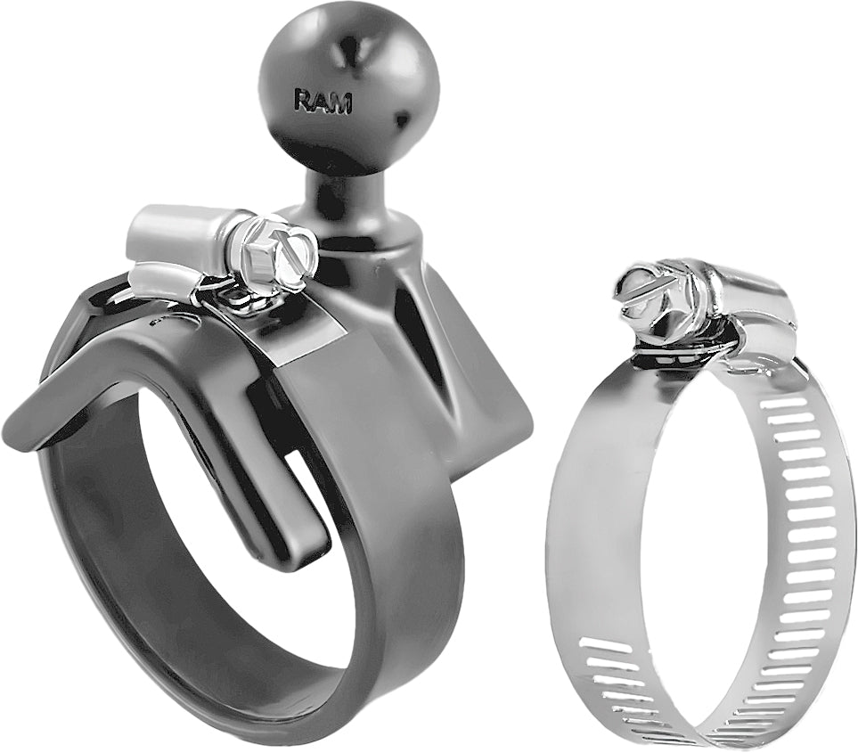 RAM V Shape Base with 1-Inch Ball Mount for Recreational Vehicles - Model RAM-B-108BU