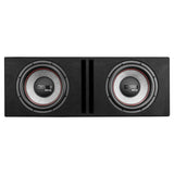 DS18 GEN-X212LD Dual 12-inch Loaded Ported Enclosure with 900 Watts RMS for Car Audio Systems