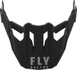 Fly Racing Trekker Solid Helmet Visor Matte Black for Off-Road Motorcycles