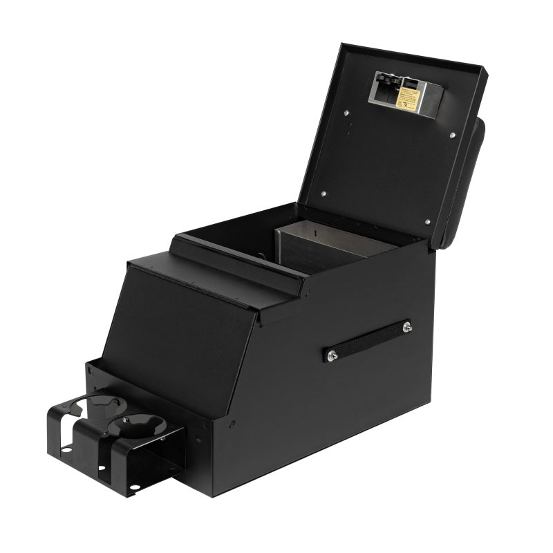 Tuffy Products 017-01 Deluxe 12.5-Inch Black Steel Security Console for Powersports Vehicles