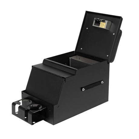 Tuffy Products 017-01 Deluxe 12.5-Inch Black Steel Security Console for Powersports Vehicles