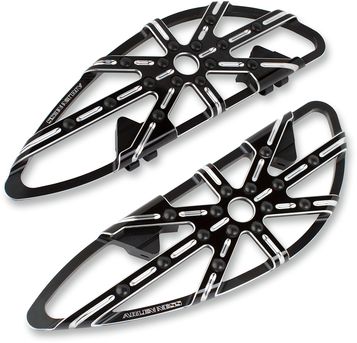 ARLEN NESS 10 Gauge Floorboards - Driver - Black 06-861