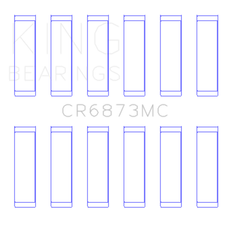King Engine Bearings Toyota 2Gr-FE/ 3GR-FE Polymer Coated (Size 0.05) Connecting Rod Bearing Set