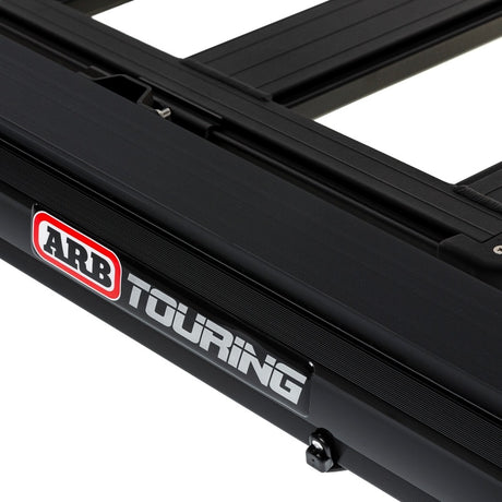 ARB Black Edition Aluminum Awning with LED Light Strip – 8.2 ft x 8.2 ft, Black Frame