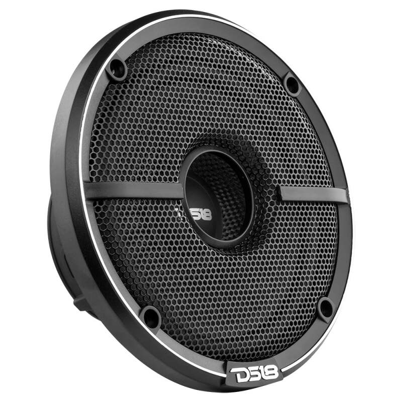 DS18 ZXI-62C 6.5-inch 80W RMS 2-Way Component Speaker for Car Audio with Kevlar Cones