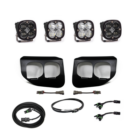 Baja Designs Ford Super Duty (20-On) Dual FPK SAE/Sport DC Fog Lights with Upfitter for 2020 Ford F-250 & F-350 Super Duty