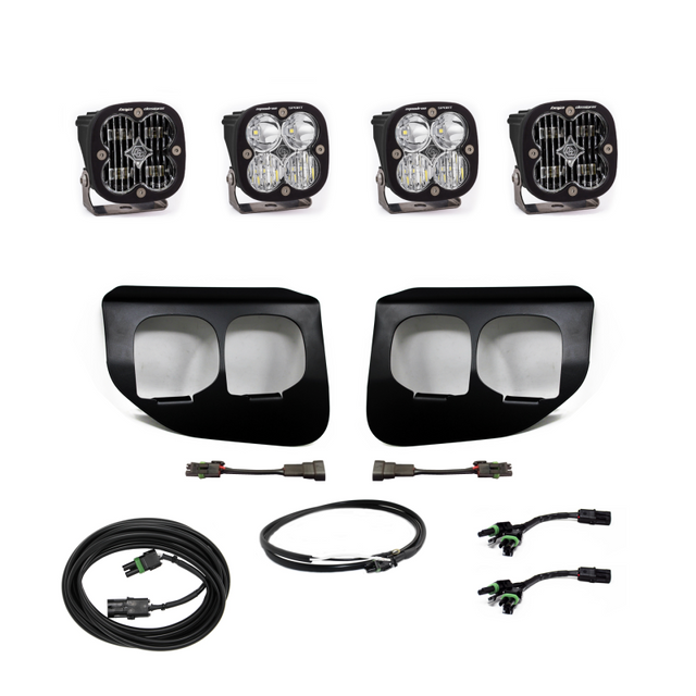 Baja Designs Ford Super Duty (20-On) Dual FPK SAE/Sport DC Fog Lights with Upfitter for 2020 Ford F-250 & F-350 Super Duty