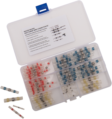 MOOSE OFFROAD Wire Connectors - 100 PC Set 03-1000M