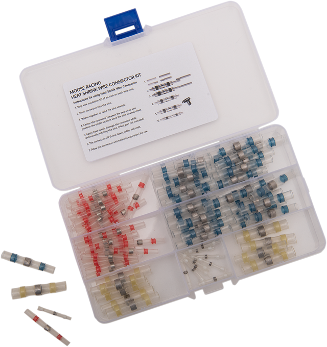 MOOSE OFFROAD Wire Connectors - 100 PC Set 03-1000M