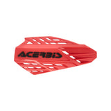 Acerbis Linear Vented Handguard - Red/Black for Motorcycle and ATV