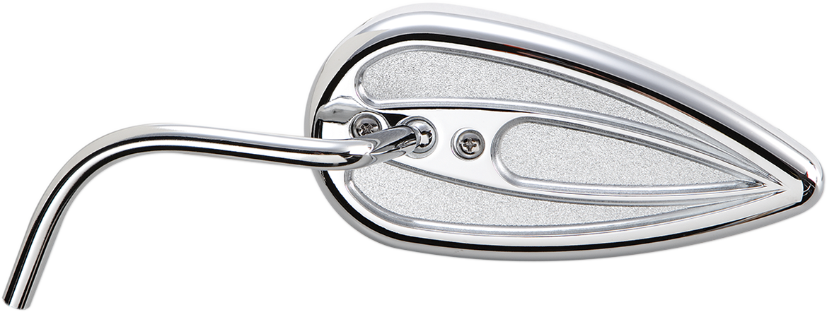 ARLEN NESS Mirror - Side View - Teardrop - Chrome - Left 13-035