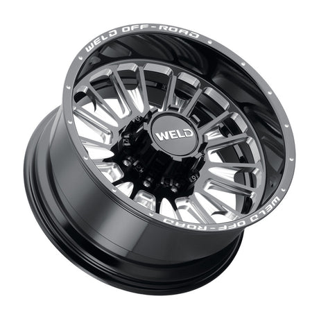 Weld Off-Road W121 20x10 Scorch Gloss Black Off-Road Wheel with 6x135 and 6x139.7 Bolt Patterns