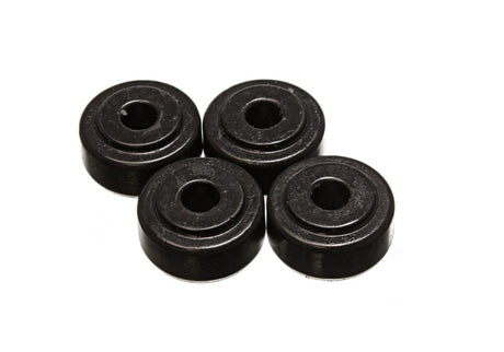 Energy Suspension Black Shock Tower Grommets for Automotive Shock Absorbers - 7/8 inch Nipple, 3/8 inch I.D. Fits Front and Rear Suspension