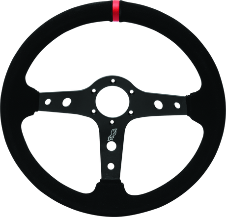 DragonFire Racing Iron Series Shallow Steering Wheel – 6-Bolt Aluminum Race-Inspired Design