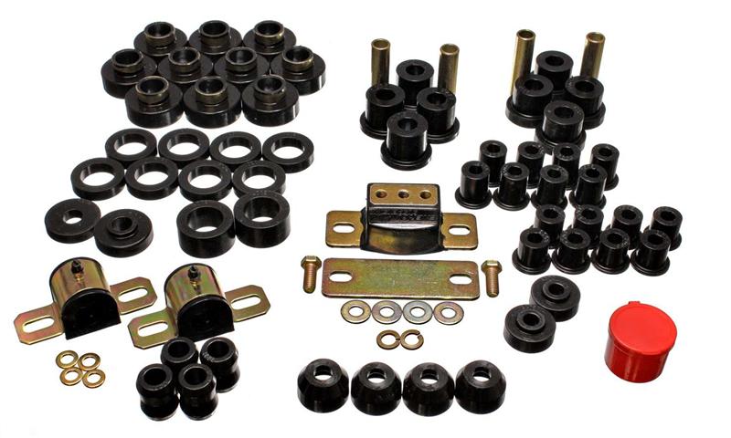 Energy Suspension 80-86 Jeep CJ7 Hyper-Flex Master Bushing Set – Superior Performance Polyurethane for Off-Road and Street Driving