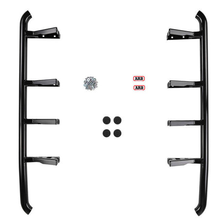 ARB Deluxe Rock Sliders for Toyota FJ Cruiser and 4Runner – Heavy-Duty Tubular Steel Protection