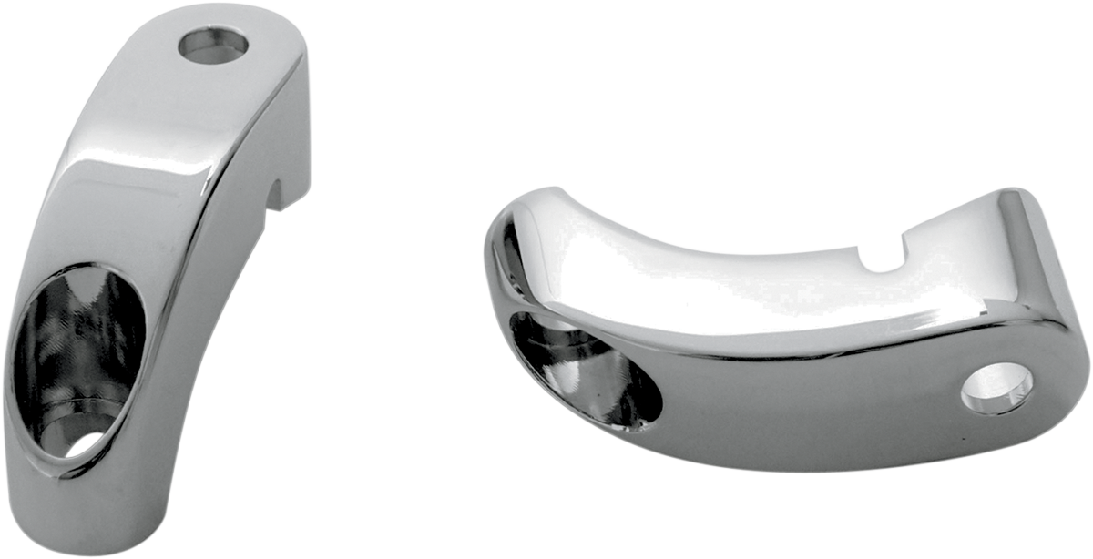 ARLEN NESS Turn Signal Mounts - 39 mm Front Forks - Chrome 12-737