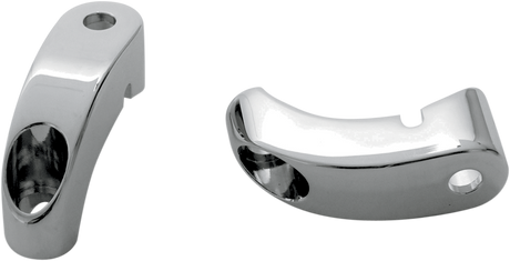 ARLEN NESS Turn Signal Mounts - 39 mm Front Forks - Chrome 12-737