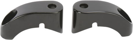 ARLEN NESS Turn Signal Mounts - 39 mm Front Forks - Black 12-738