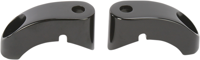 ARLEN NESS Turn Signal Mounts - 39 mm Front Forks - Black 12-738