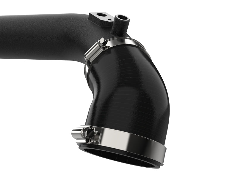 aFe Power BladeRunner 2-1/2 Inch Aluminum Hot Charge Pipe for Jeep Wrangler JL 2024-2025 2.0L Turbo - Black