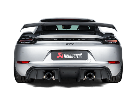 Akrapovic Slip-On Race Line Exhaust for Porsche Cayman GT4 (718) 2020+ – Titanium (Part No. S-PO/TI/18/1)