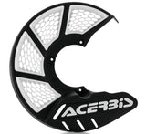 Acerbis X-Brake Vented Disc Cover for ATV and Dirt Bikes - Black/White, Part #2449490001
