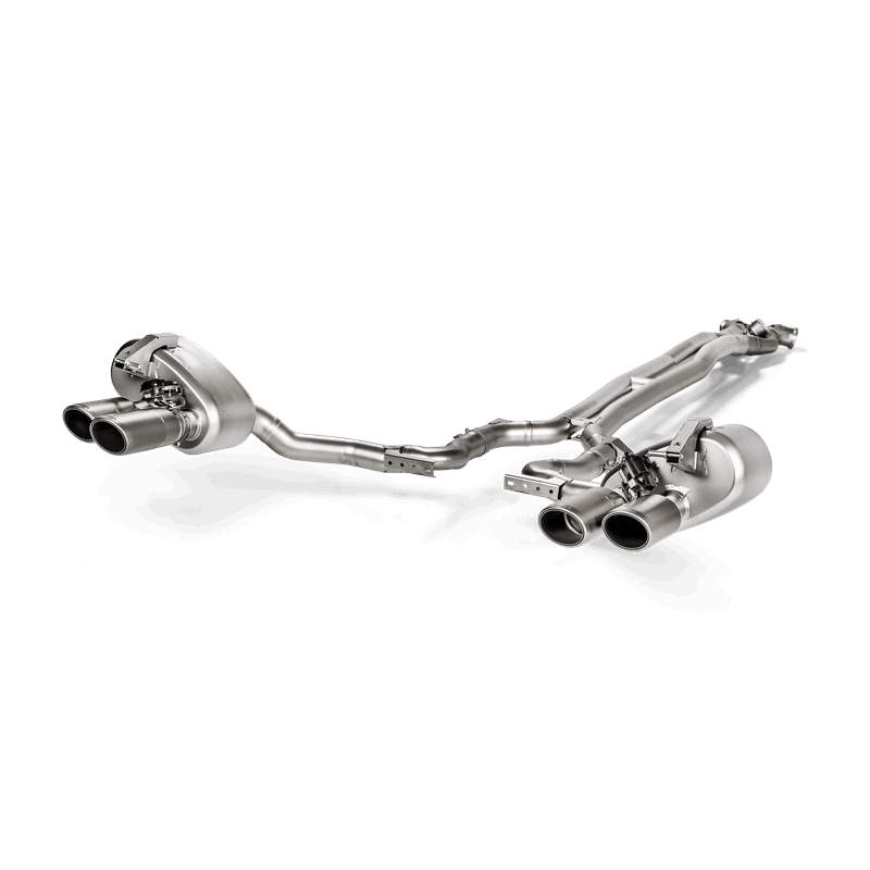 Akrapovic Evolution Line Cat Back Exhaust System for 2017-2018 Porsche Panamera Turbo - Titanium