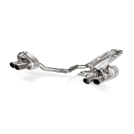 Akrapovic Evolution Line Cat Back Exhaust System for 2017-2018 Porsche Panamera Turbo - Titanium