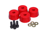 Energy Suspension Hyper-Flex Red Front Bump Stops for Toyota 4Runner (1995-2002) – Part Number 8.9103R