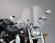 Slipstreamer SS-10-C Viper Windshield with Clear Shield and Black Hardware for 7/8" & 1" Handlebars