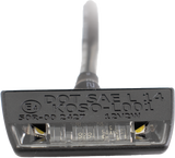 KOSO HD008000 LED License Plate Light for Motorcycles, Compact and Easy to Install