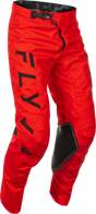 Fly Racing Kinetic Center Pants Red/Black Size 40 – Motorcycle Riding Gear with Ventilation and Flexibility